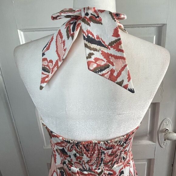 jonathan martin Halter Top Dress w/ Smocked Back & Side Zipper - Picture 4 of 10